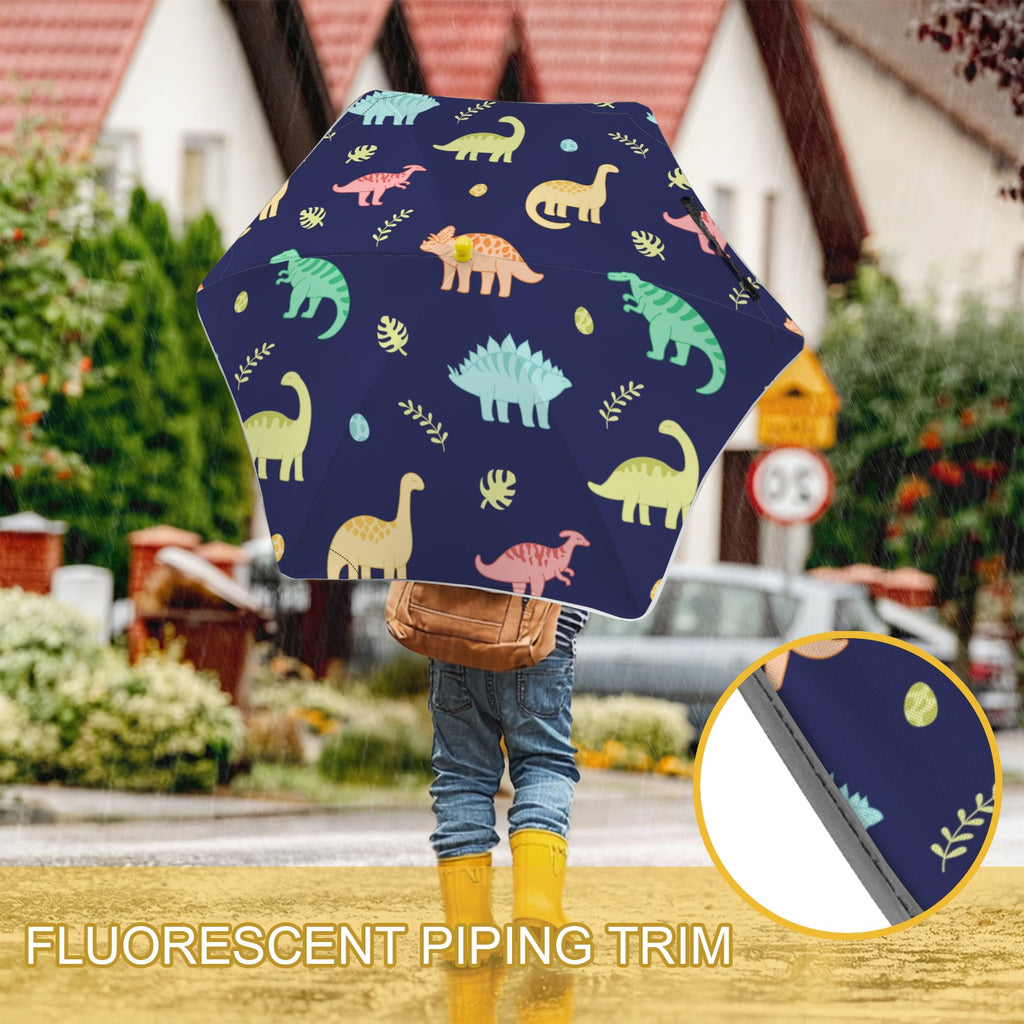 Dinosaurs Kids Safe Round Corner Umbrella Kids Safe Round Corner Umbrella animal Printed Offshore