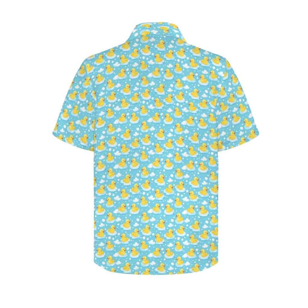 Rubber Ducks Men's Short Sleeve Hawaiian Shirt
