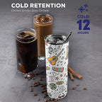 Musical Celebration 20oz Tall Skinny Tumbler with Lid and Straw