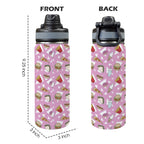 Fast Food - Insulated Water Bottle with Dual-Use Lid (18oz) Insulated Water Bottle with Dual-Use Lid (18oz) Food Printed Offshore