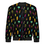 Fun Lightning Men's Casual Zip‑Up Bomber Jacket