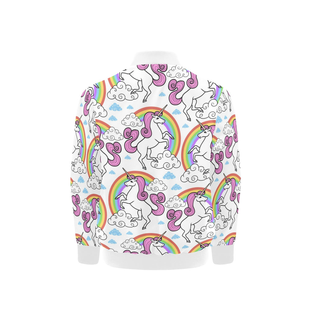 Unicorn Rainbow Kids Bomber Jacket Kids Bomber Jacket animal Printed Offshore