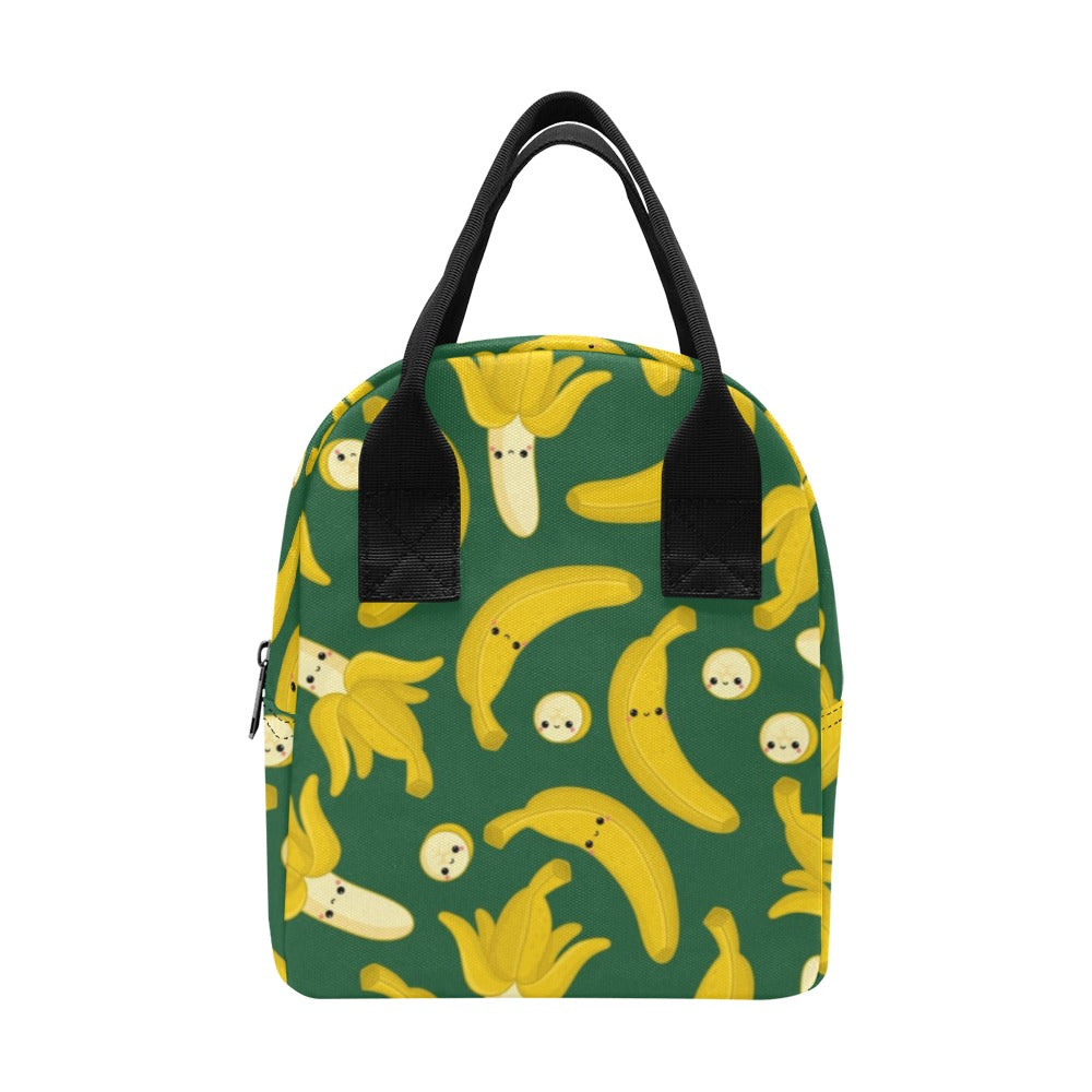 Happy Bananas - Zipper Lunch Bag One Size Zipper Lunch Bag Printed Offshore