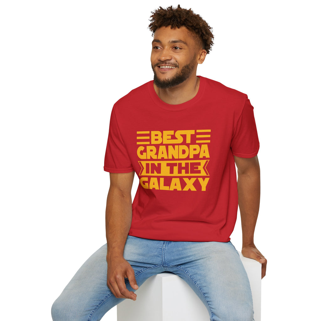 Best Grandpa In The Galaxy - Unisex Softstyle T-Shirt