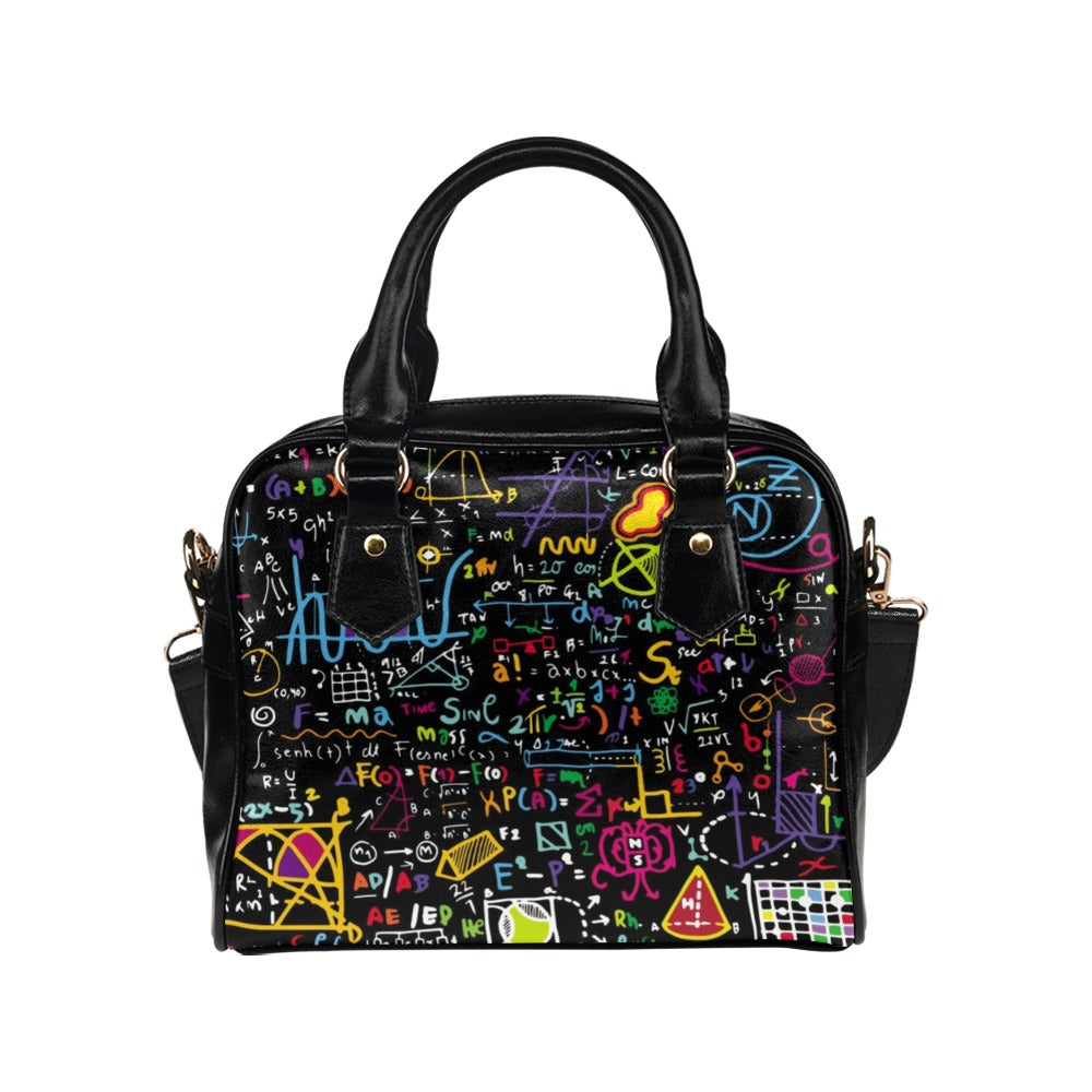 Math Scribbles - Shoulder Handbag (Model 1634) Shoulder Handbags (1634)