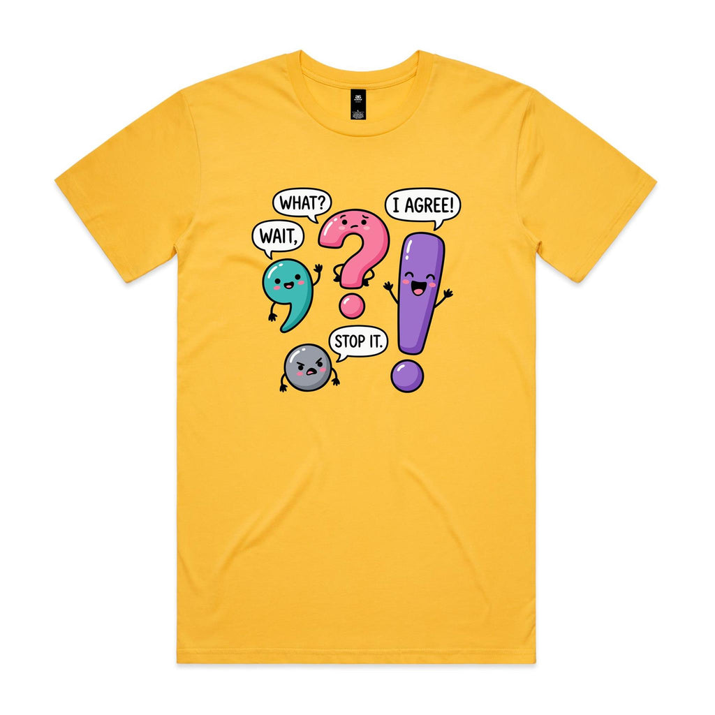 Funny Punctuation Men's AS Colour T-shirt