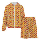 Cola Men's Lightweight Sun Hoodie & Shorts Set Men's Lightweight Sun Hoodie & Shorts Food Printed Offshore