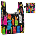 Colourful Cats - Collapsible Shopping Bag
