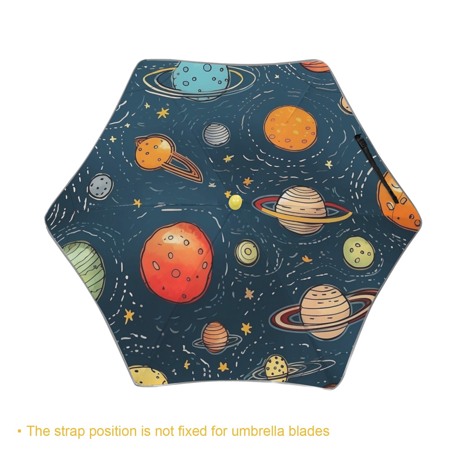 Galaxy Kids Safe Round Corner Umbrella Kids Safe Round Corner Umbrella Printed Offshore Space