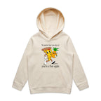 Pineapple Pizza - Kids Hoodie Ecru Kids Hoodie Printed In Australia