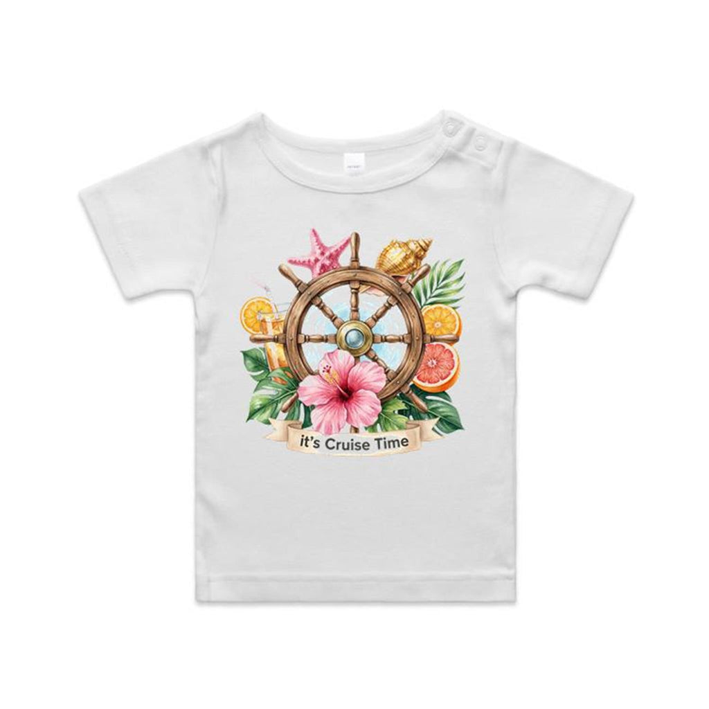 It's Cruise Time Baby Cruise T-shirt White Baby Cruise T-shirt Cruise Printed In Australia