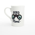 Bird Nerd - White 10oz Porcelain Slim Mug Default Title Porcelain Mug Globally Fulfilled