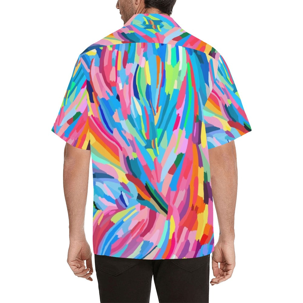 Brushstrokes - Mens Hawaiian Shirt