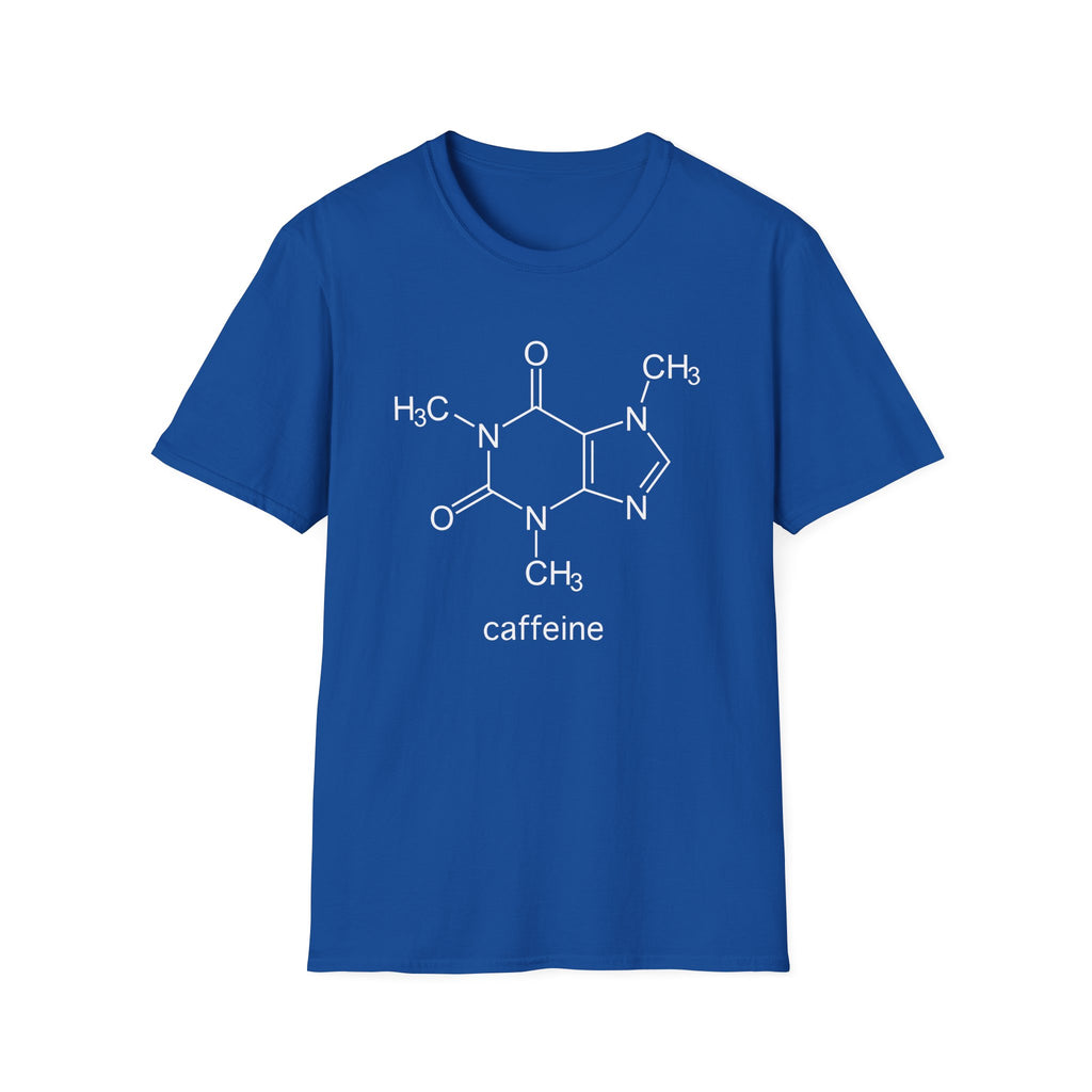 Caffeine Molecule - Unisex Softstyle T-Shirt