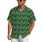 Cactus Plants Men's Crinkle Hawaiian Shirt