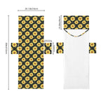 Painted Sunflower Beach Chair Towel Cover with Side Pockets