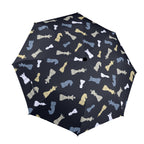 Chess Pattern - Semi-Automatic Foldable Umbrella (Model U12) One Size Semi-Automatic Foldable Umbrella (U12)