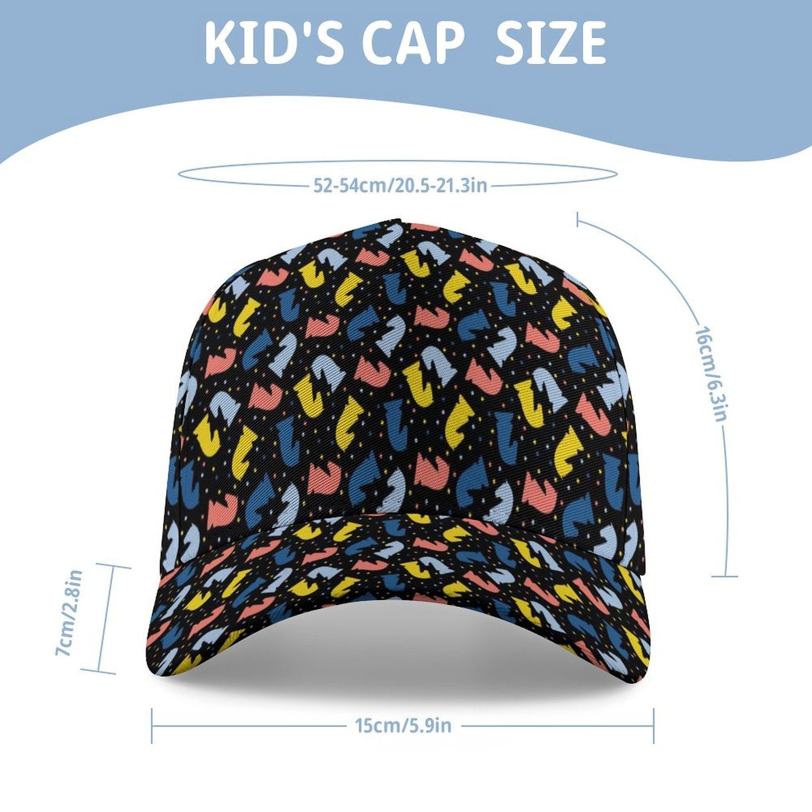Colourful Chess Kids Baseball Cap