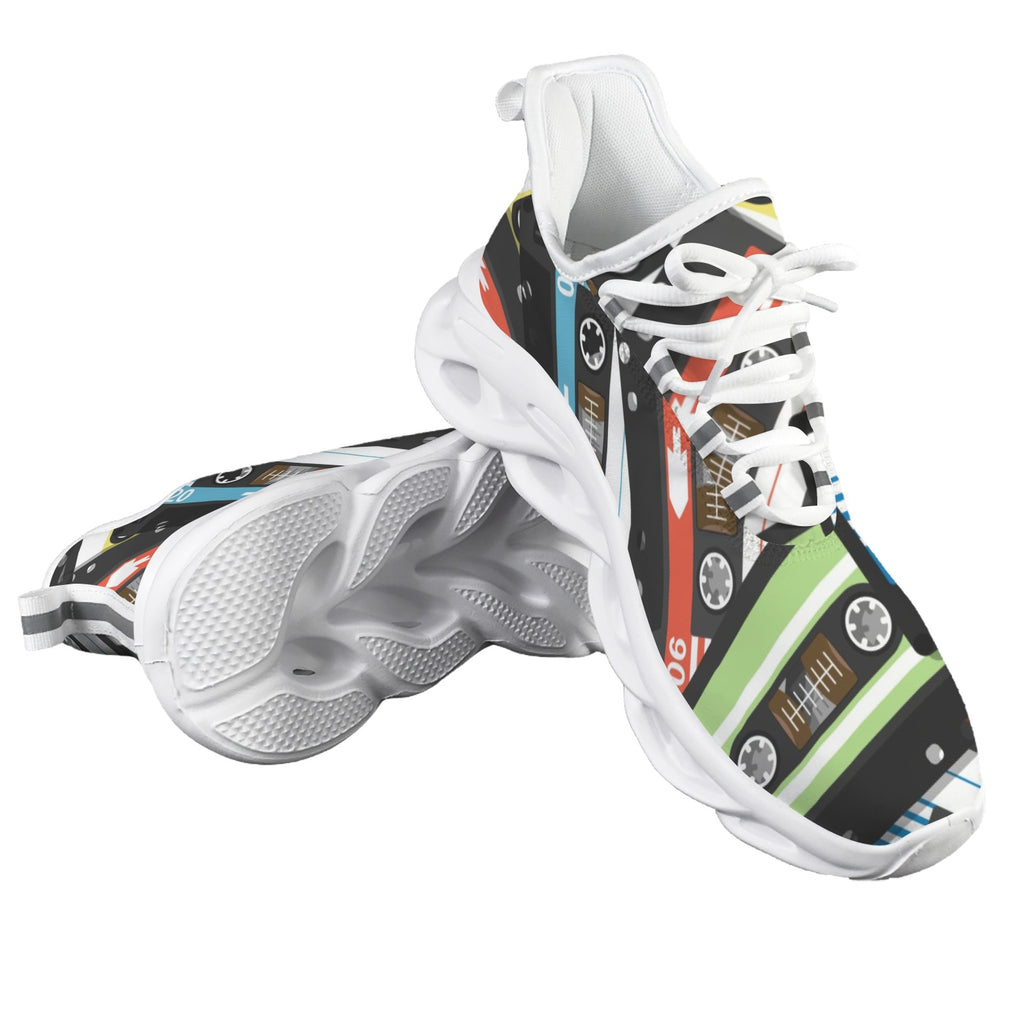 Cassette Tapes Men's Twisted Sole Sneakers
