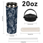 Blue Fish 20oz Tea Tumbler with Carry Handle