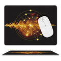 Atomic Wave Leather Mouse Pad white One size Leather Mouse Pad Printed Offshore Science