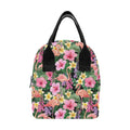Flamingo Jungle Zipper Lunch Bag One Size Zipper Lunch Bag Printed Offshore