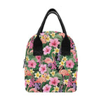Flamingo Jungle - Zipper Lunch Bag One Size Zipper Lunch Bag Printed Offshore