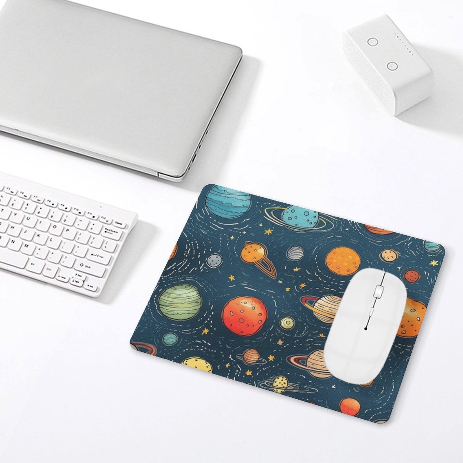 Galaxy - Leather Mouse Pad Leather Mouse Pad Printed Offshore Space