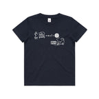 Cat String Theory Physics Kids AS Colour T-shirt