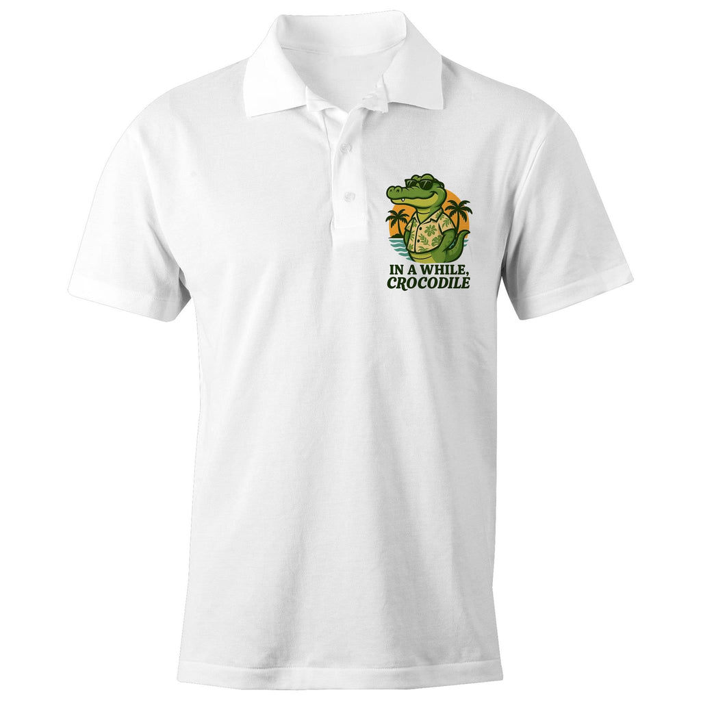 In A While Crocodile AS Colour Chad Polo Shirt
