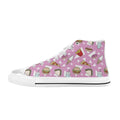 Fast Food Men's High Top Canvas Shoes US14 Men's Classic High Top Canvas Shoes Printed Offshore