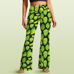 Cute Limes High Waist Crossover Tummy Control Flare Leggings 5XL High Waist Flare Leggings Food Printed Offshore