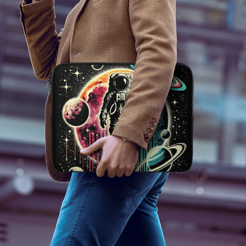 Astronaut In Space Laptop Sleeve (Multiple Sizes) Laptop Sleeve Printed Offshore Space