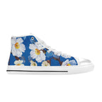 Watercolour Blossoms - Women's High Top Canvas Shoes