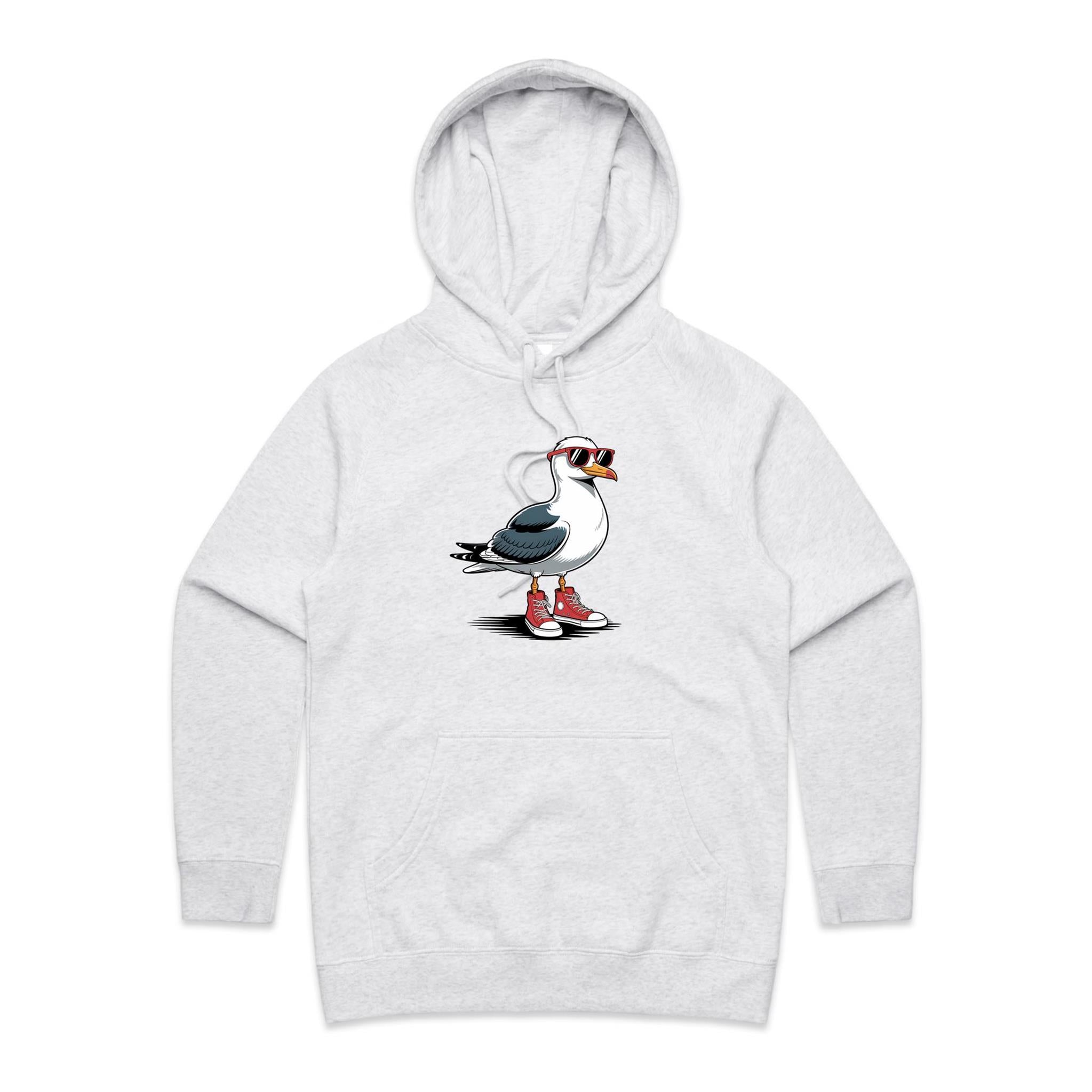 Seagull With Sunglasses And High Tops Women's AS Colour Hoodie