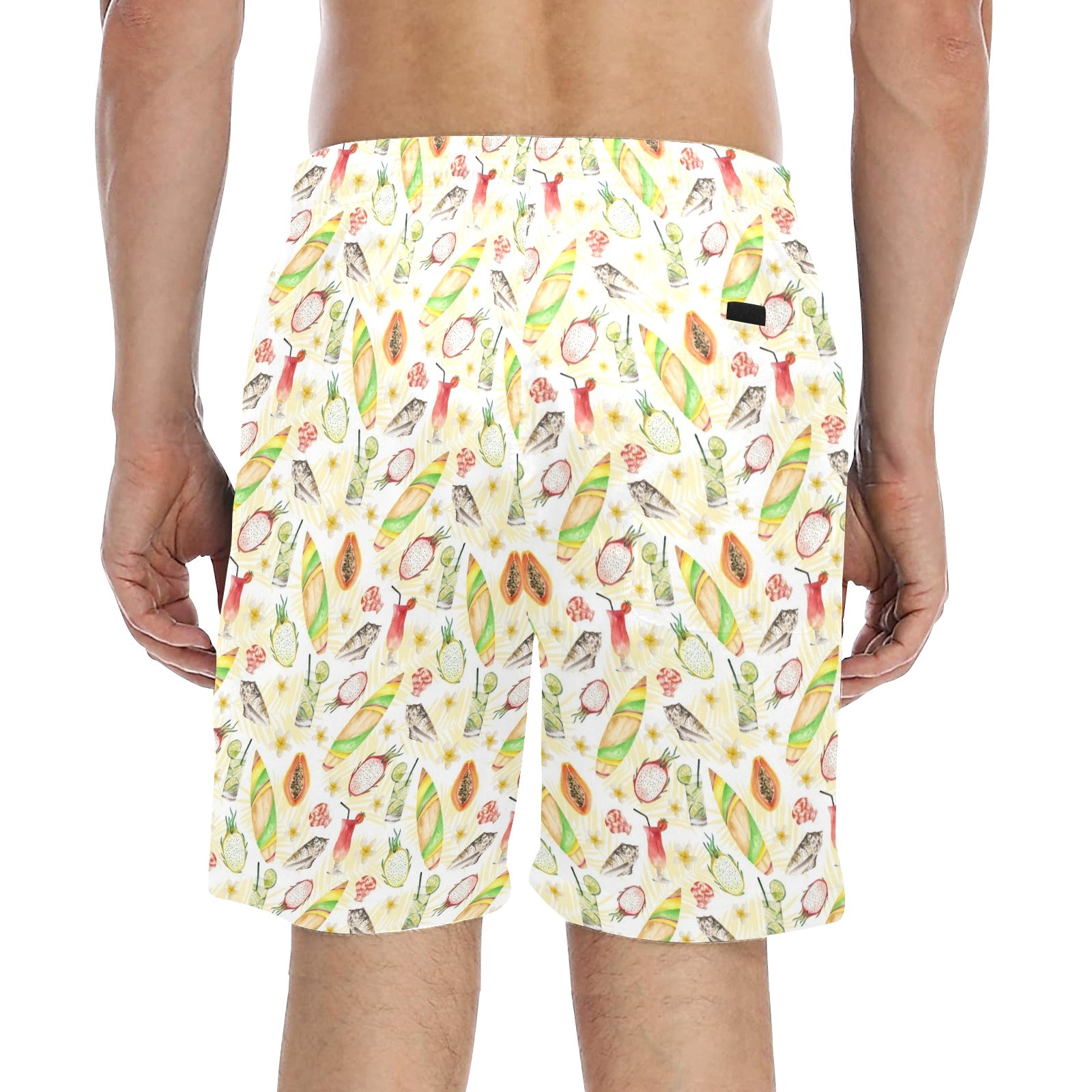 Tropical Surf Men's Mid-Length Beach Shorts Men's Mid-Length Beach Shorts Printed Offshore Surf