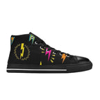 Fun Lightning - Kids High Top Canvas Shoes
