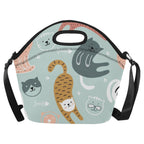 Cat Stretch - Neoprene Lunch Bag One Size Neoprene Lunch Bag Printed Offshore