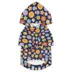 Groovy Flowers Pet Hoodie (Large Size)