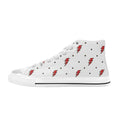 Red Lightning Kids High Top Canvas Shoes US6Y Kids High Top Canvas Shoes comic Printed Offshore