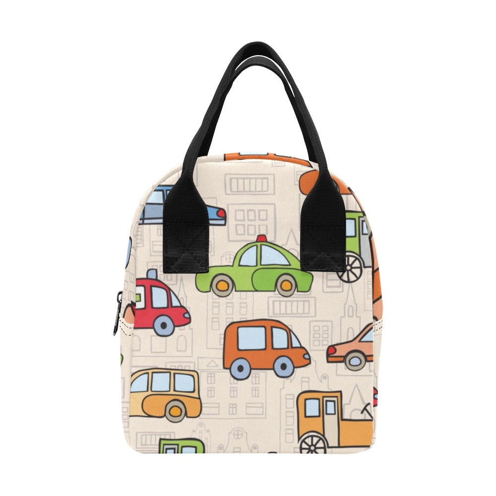 Kids Cars - Zipper Lunch Bag One Size Zipper Lunch Bag Printed Offshore