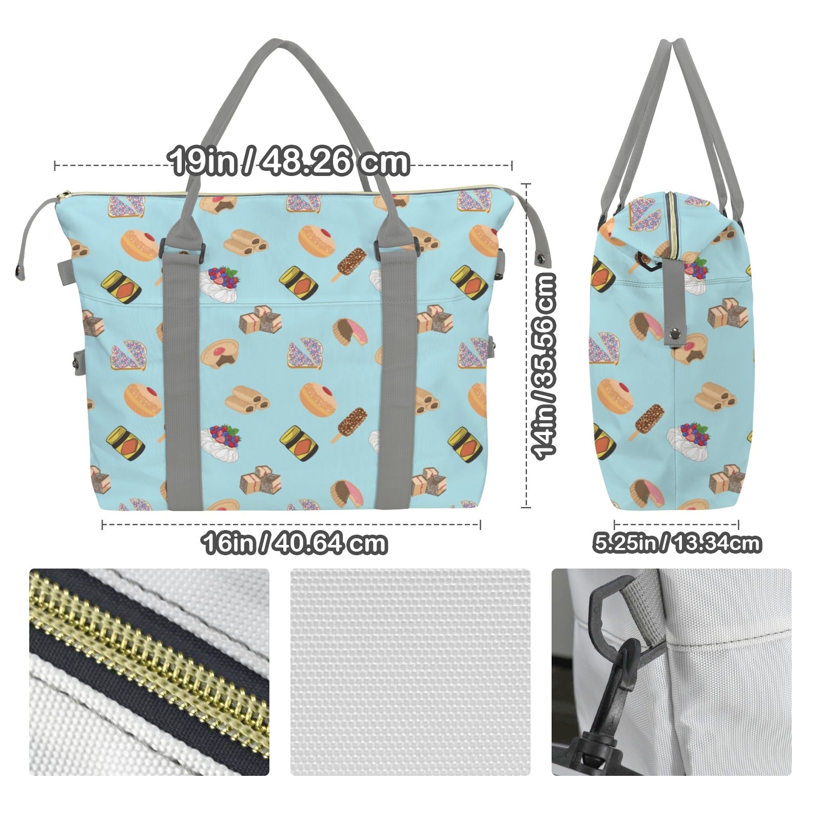 Classic Aussie Food Icons Duffle Bag-Simple (Model 1715) Duffle Bag-Simple (1715)