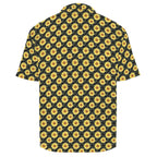 Painted Sunflower Men's Crinkle Hawaiian Shirt