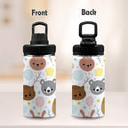 Baby Animals - Kids Water Bottle with Chug Lid (12 oz)