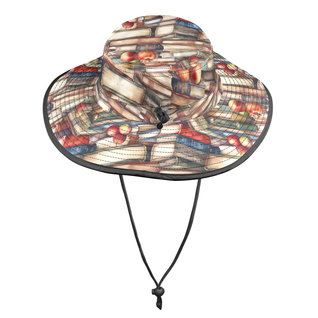 Watercolour Books Wide Brim Bucket Hat Wide Brim Bucket Hat Printed Offshore Reading
