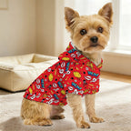 Comic Book Red Pet Hoodie (Small Size)