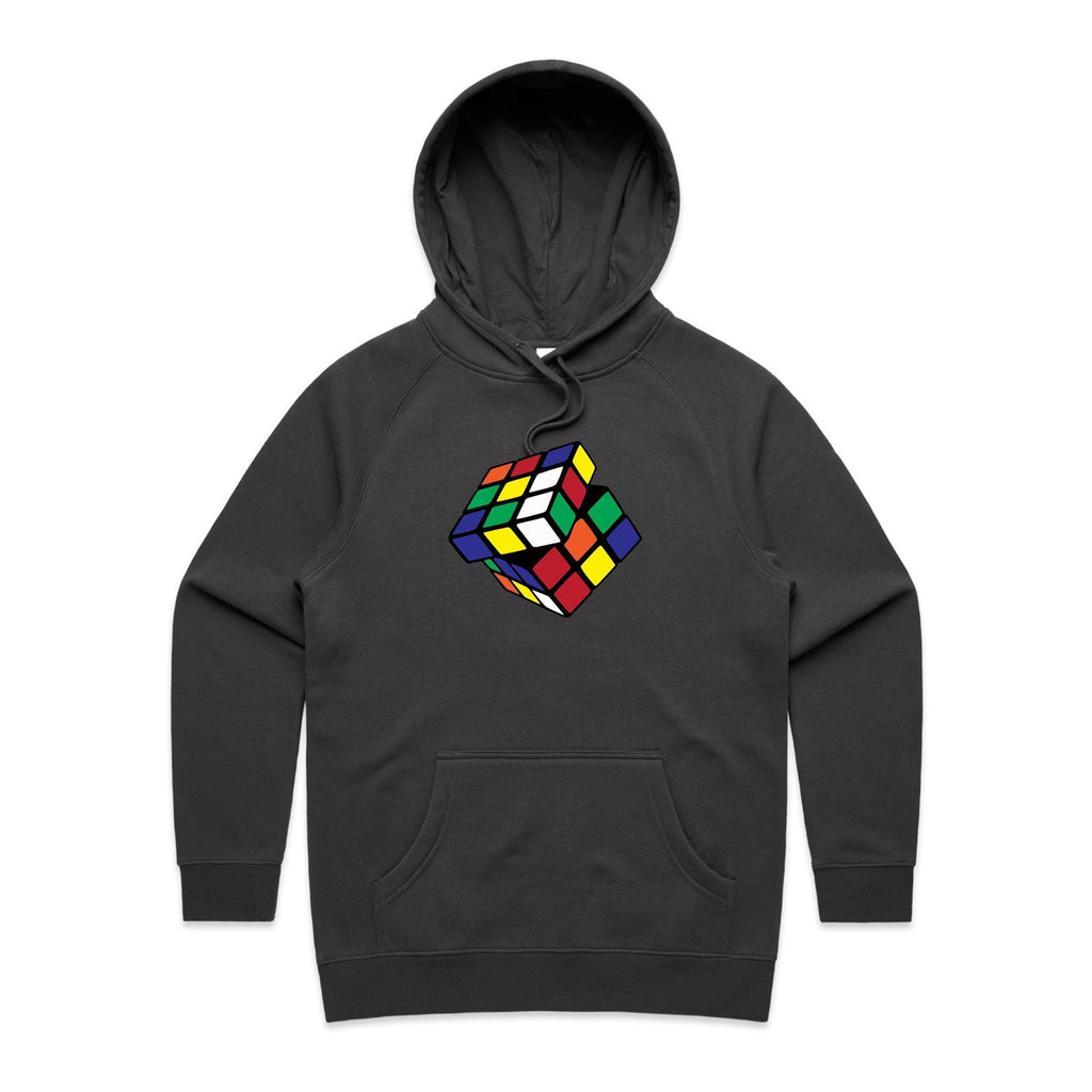 Game Cube - Womens Hoodie Coal Womens Hoodie Games Printed In Australia