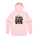 UFO, I Want To Believe - Mens Hoodie Pink Mens Hoodie Printed In Australia Sci Fi