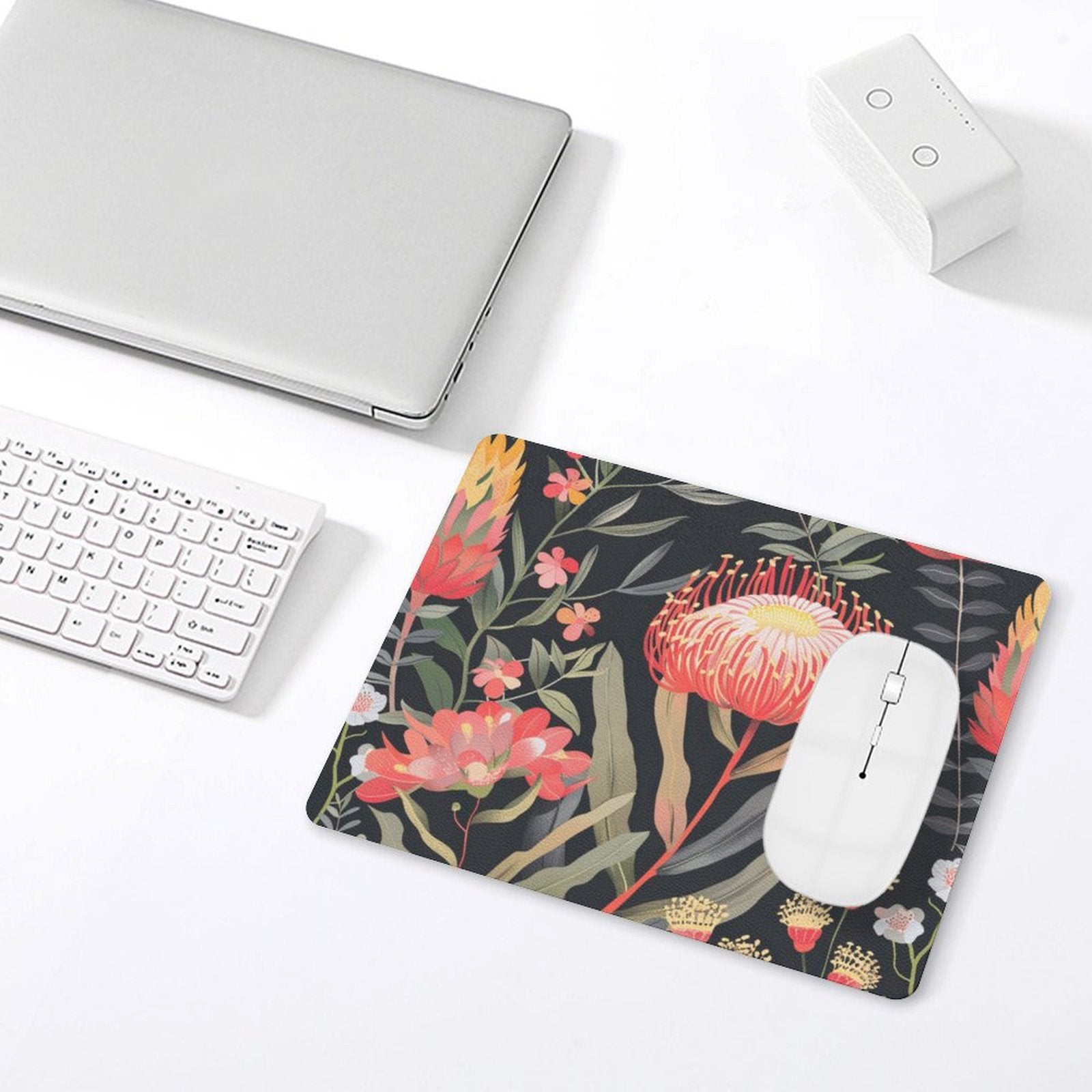 Waratah - Leather Mouse Pad Leather Mouse Pad Plants Printed Offshore