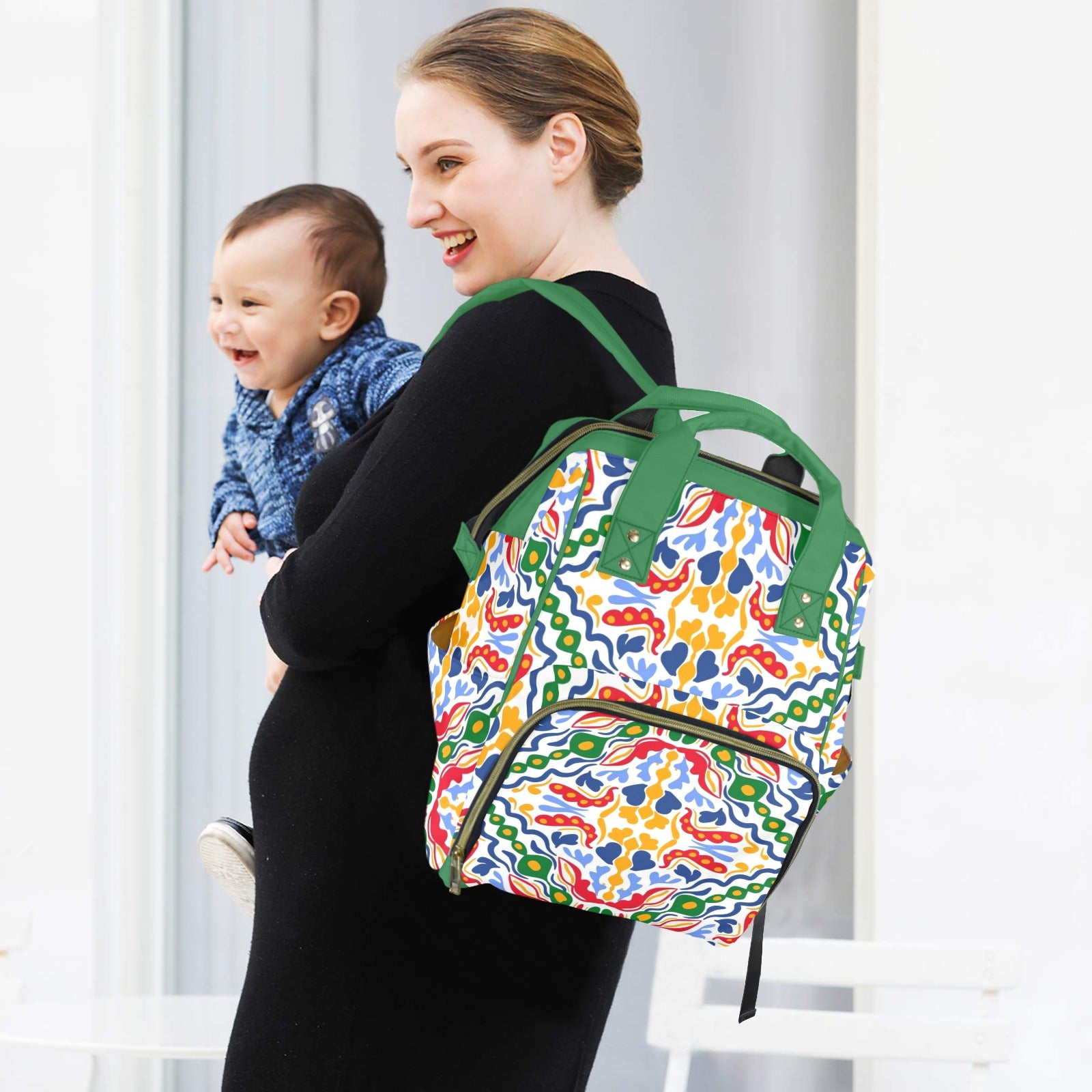 Bright Burst - Multi-Function Backpack, Nappy / Diaper Bag